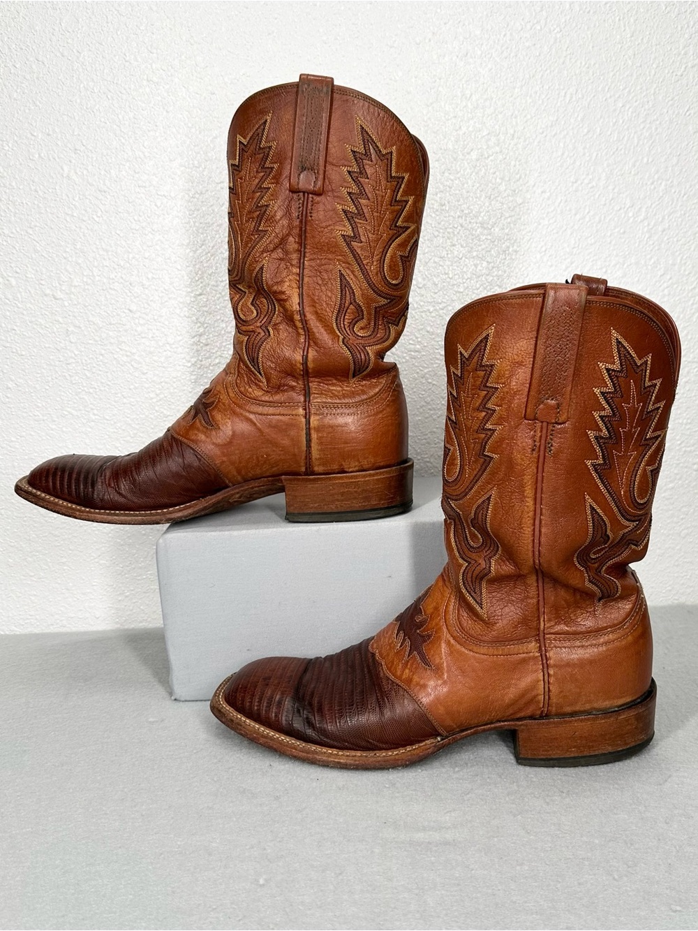 Lucchese 2000 lizard skin boots